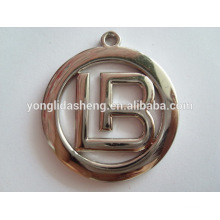 Popular garment accessory gold metal label with cheap price